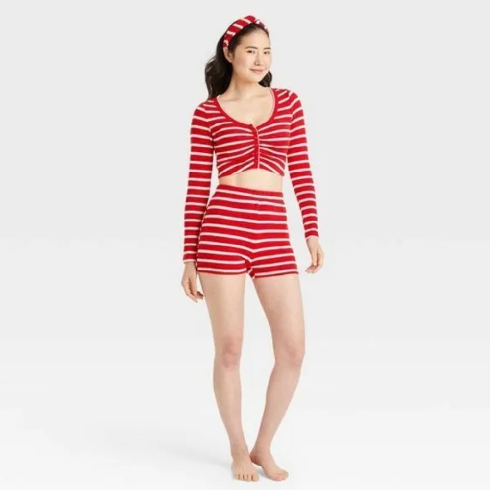 NWT Colsie 3pc Striped PJ Set